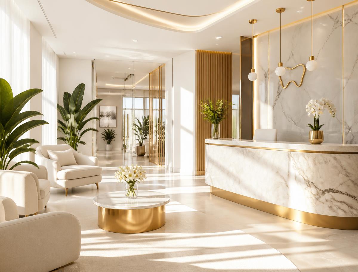 Le Blanc Dentals flagship clinic reception